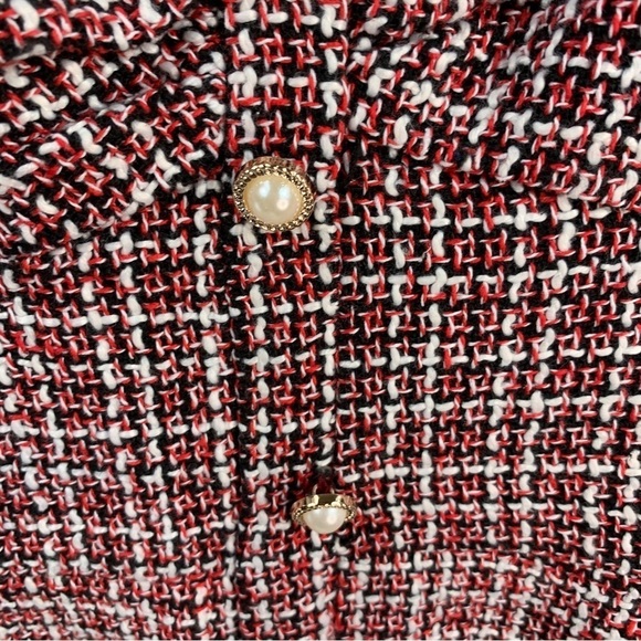 Shein Tweed Clueless Button Fitted Mini Dress Large L - Picture 6 of 8